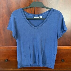 Vineyard Vines Navy V-Neck Short Sleeve Tee